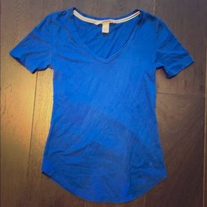 Blue V-Neck T-Shirt
